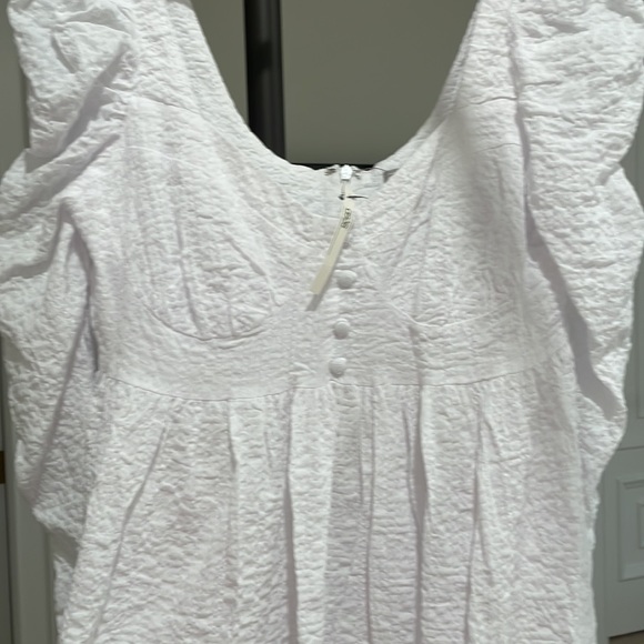 NWT Asos babydoll dress size 8 white - Picture 5 of 5